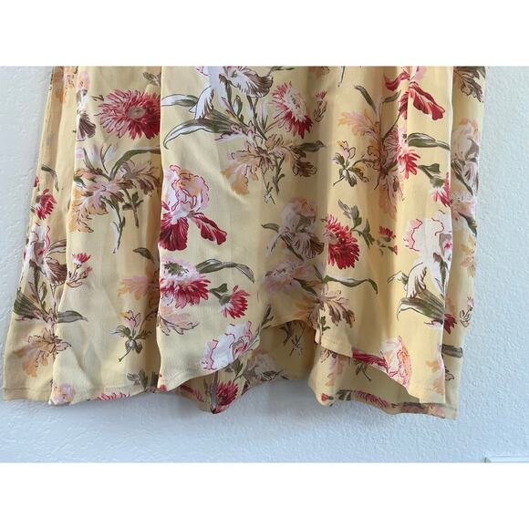 VTG April Cornnell Floral Sleveless Midi Dress Large Fairy Boho Cottage Granny - Picture 13 of 15